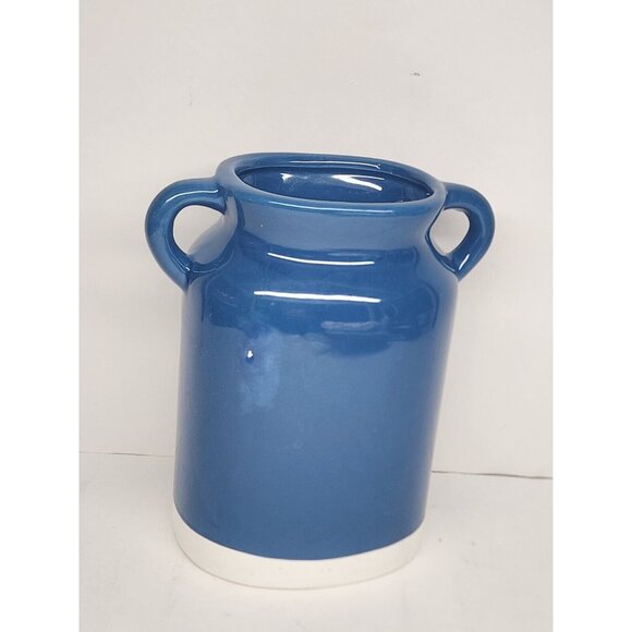 Modern Country “HOME SWEET HOME” Milk Jug Vase Utensil Holder Home Decor Farm - Picture 2 of 3